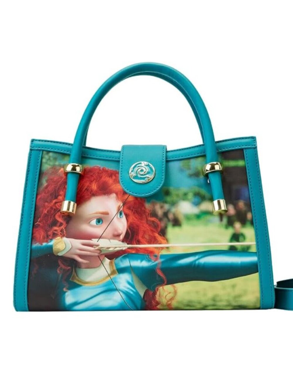 Loungefly Disney Brave Merida Princess Scenes Crossbody Bag